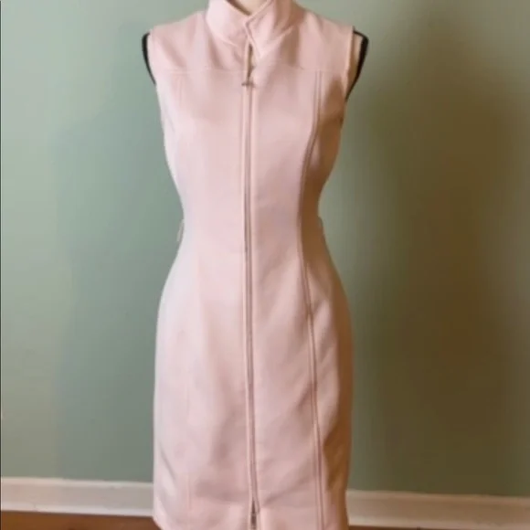 chinese dress ladies Tommy Hilfiger Women's Sleevless Boat Neck Fold Detail Crepe Sheath Mini  Dress, Hot Pink, 8 at Amazon Women's Clothing store